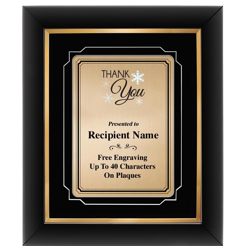 10x12 GOLD METAL PLT DECOR FRM