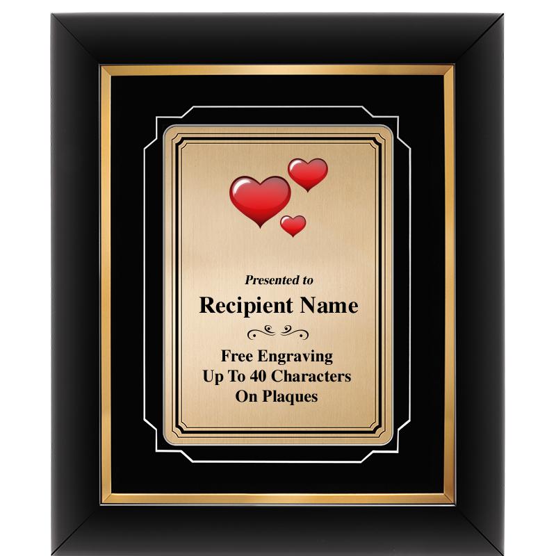 10x12 GOLD METAL PLT DECOR FRM