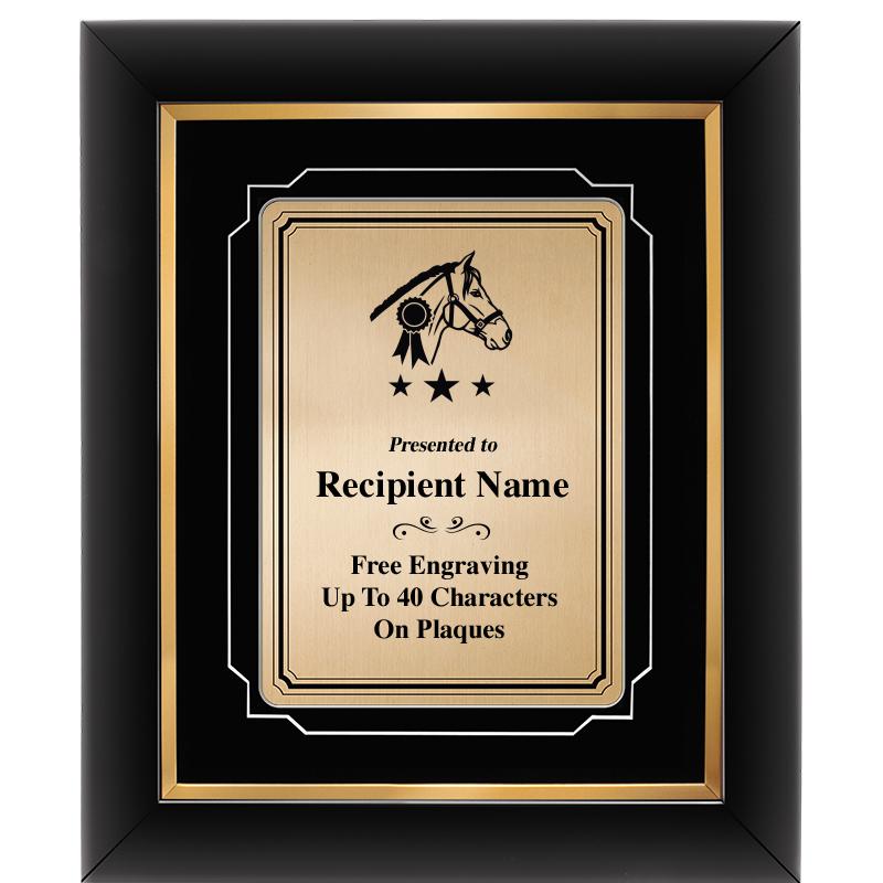 10x12 GOLD METAL PLT DECOR FRM