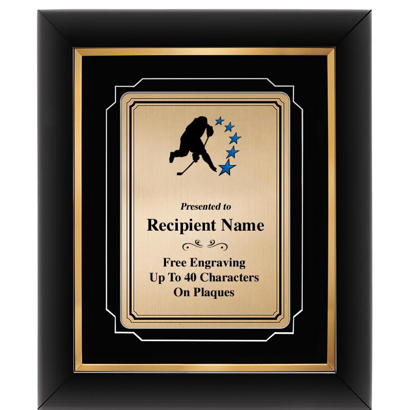 10x12 GOLD METAL PLT DECOR FRM