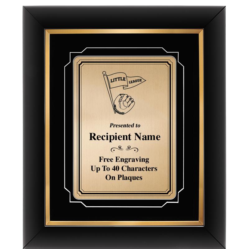 10x12 GOLD METAL PLT DECOR FRM