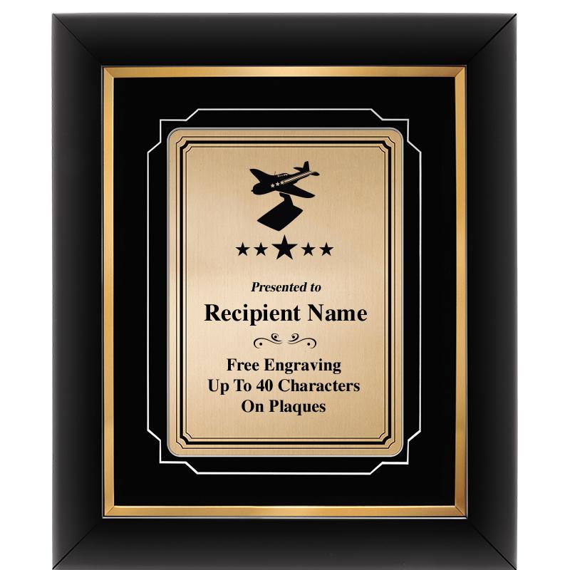 10x12 GOLD METAL PLT DECOR FRM