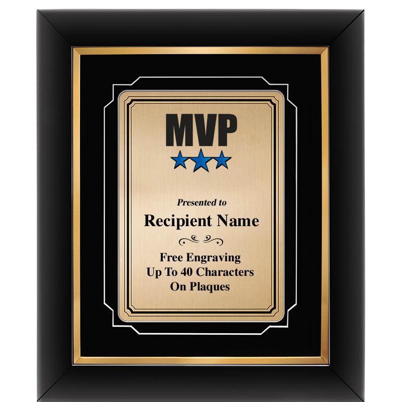 10x12 GOLD METAL PLT DECOR FRM