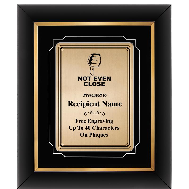 10x12 GOLD METAL PLT DECOR FRM