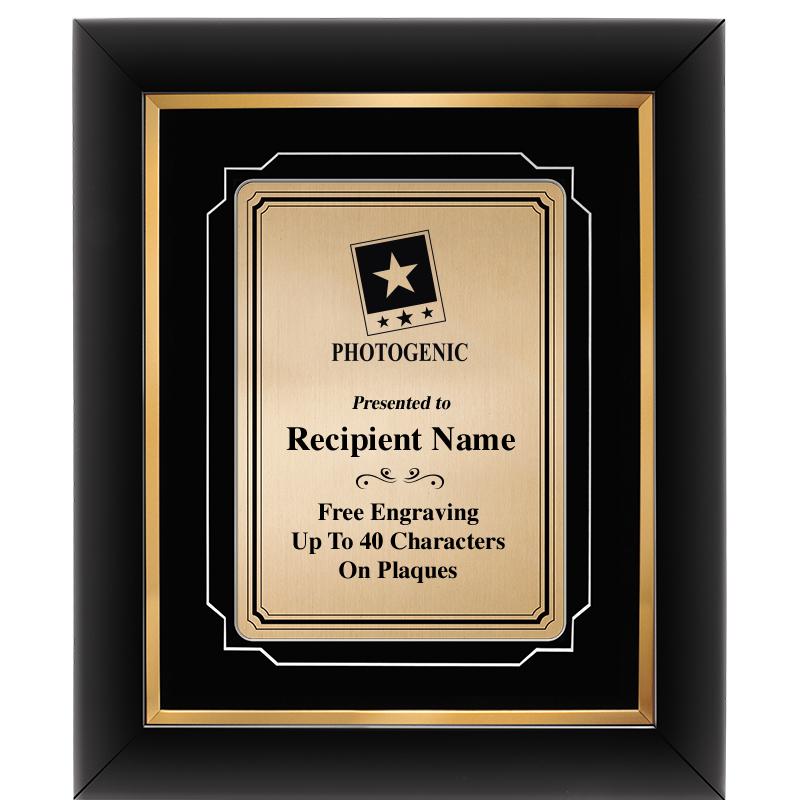 10x12 GOLD METAL PLT DECOR FRM