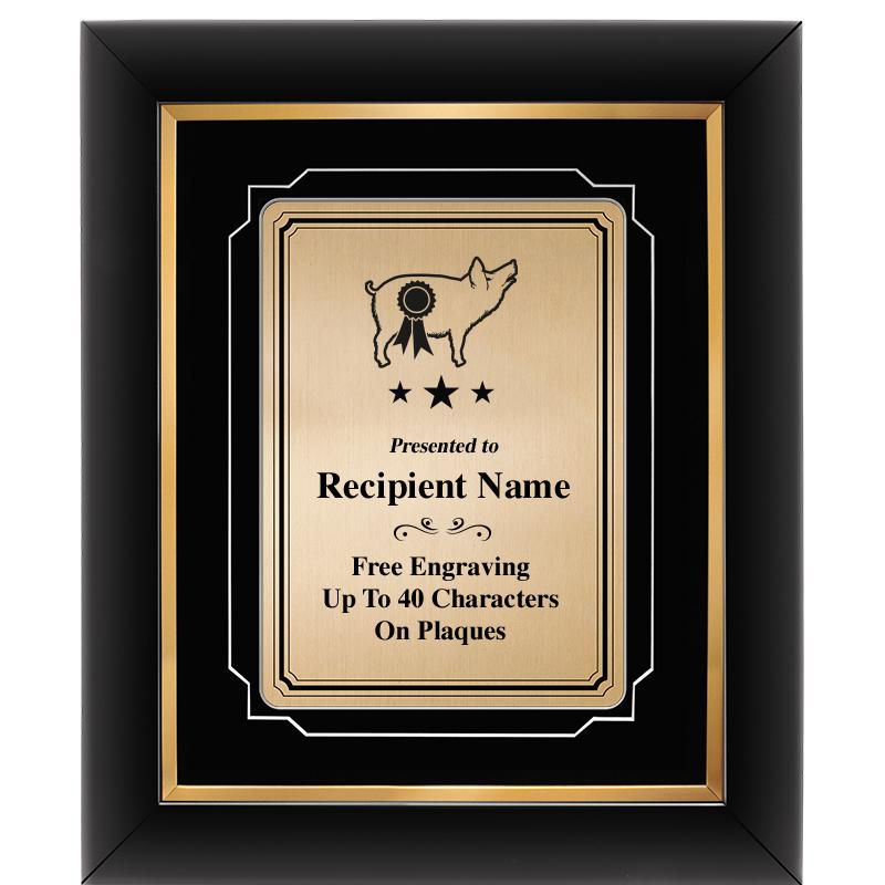 10x12 GOLD METAL PLT DECOR FRM