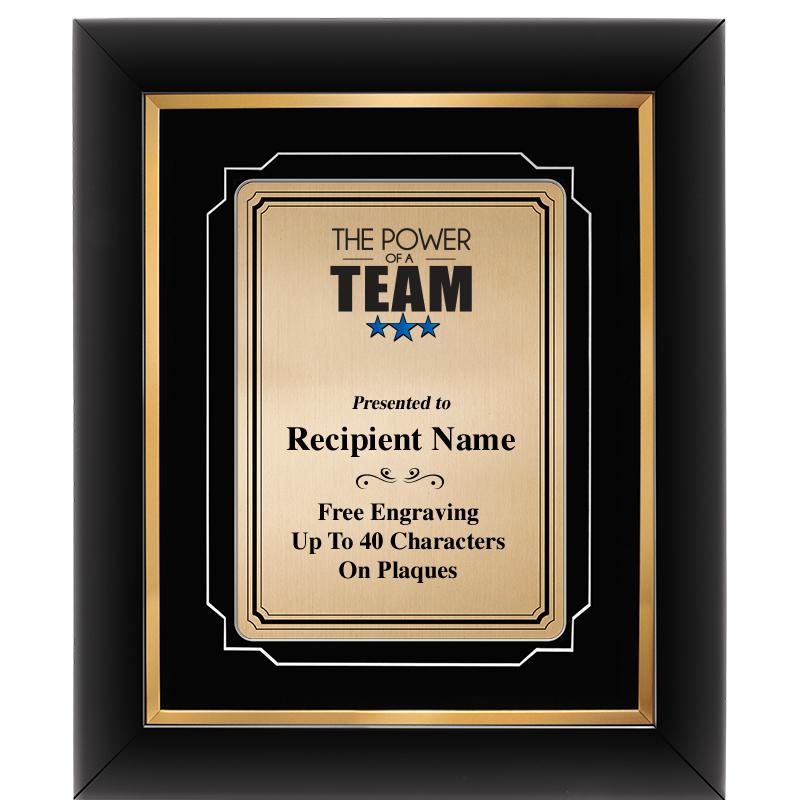 10x12 GOLD METAL PLT DECOR FRM