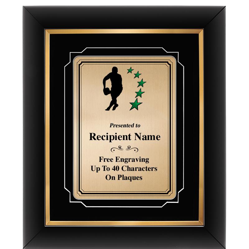 10x12 GOLD METAL PLT DECOR FRM