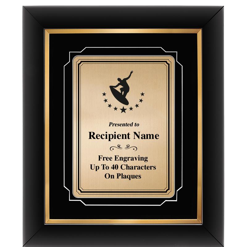 10x12 GOLD METAL PLT DECOR FRM