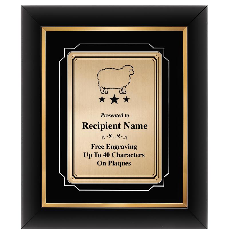 10x12 GOLD METAL PLT DECOR FRM