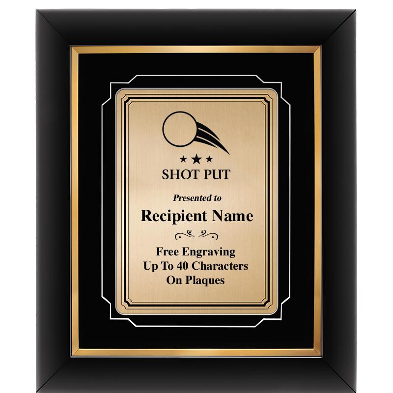 10x12 GOLD METAL PLT DECOR FRM