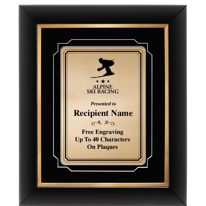 10x12 GOLD METAL PLT DECOR FRM