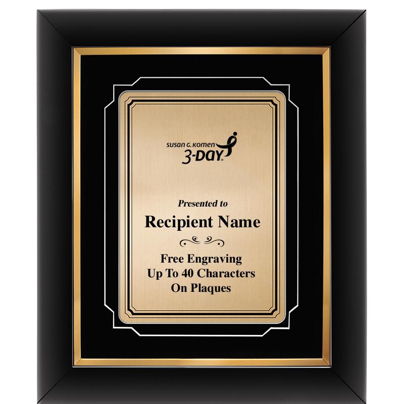 10x12 GOLD METAL PLT DECOR FRM