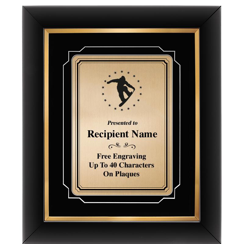 10x12 GOLD METAL PLT DECOR FRM