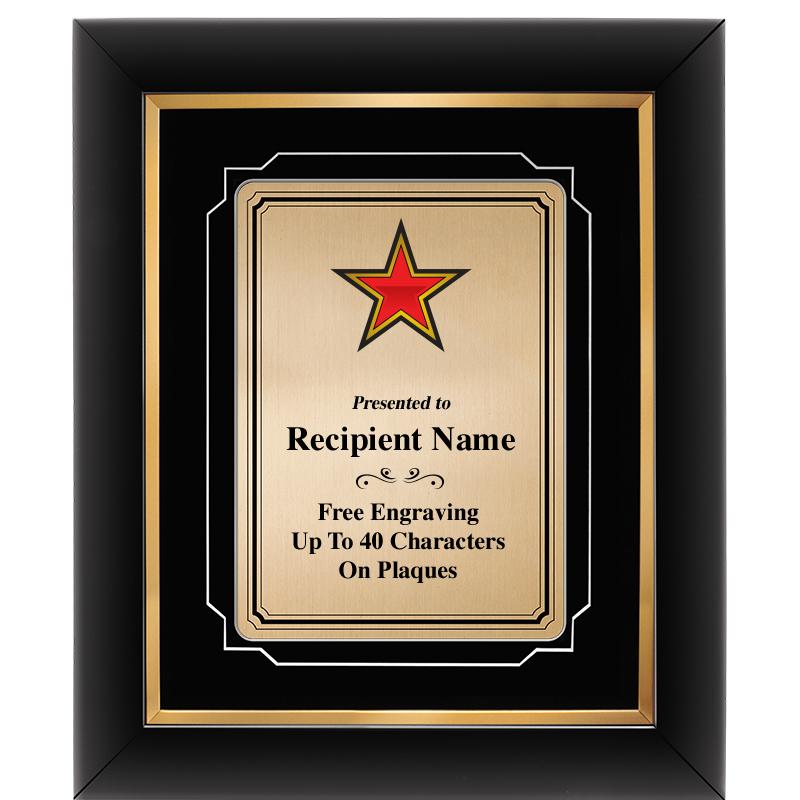 10x12 GOLD METAL PLT DECOR FRM