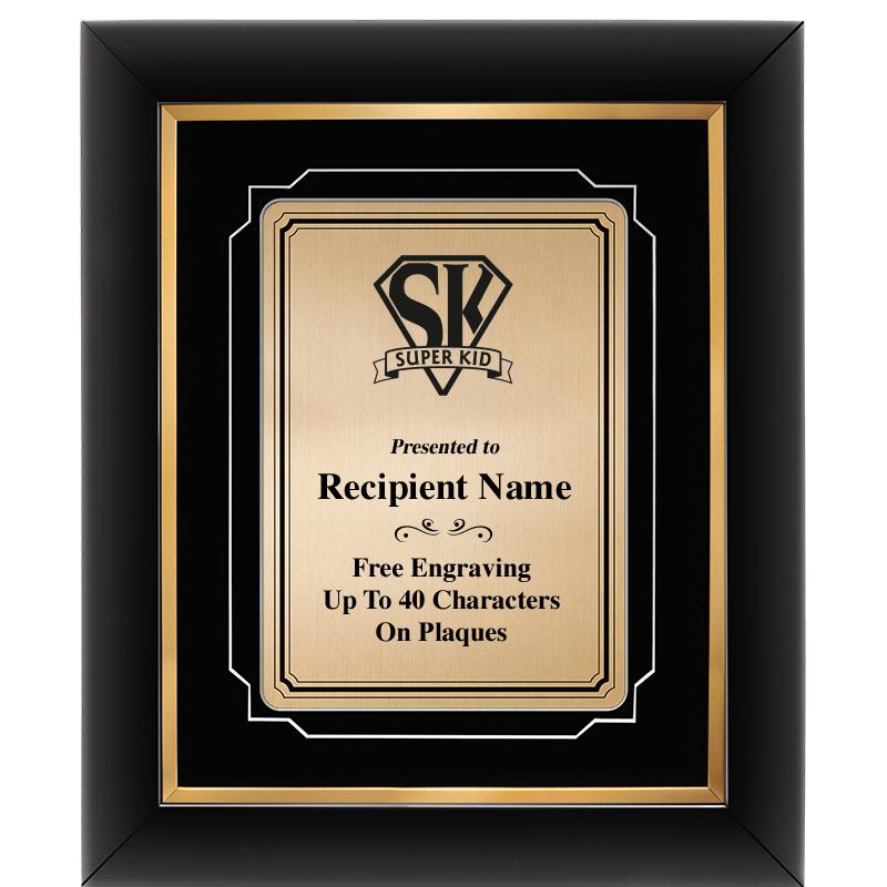 10x12 GOLD METAL PLT DECOR FRM