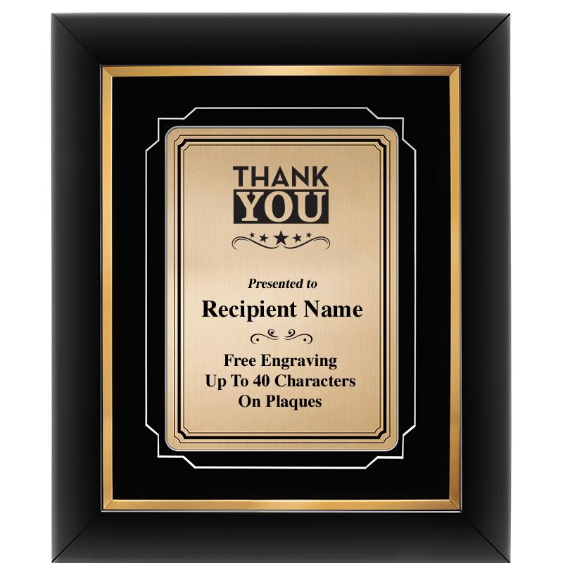 10x12 GOLD METAL PLT DECOR FRM