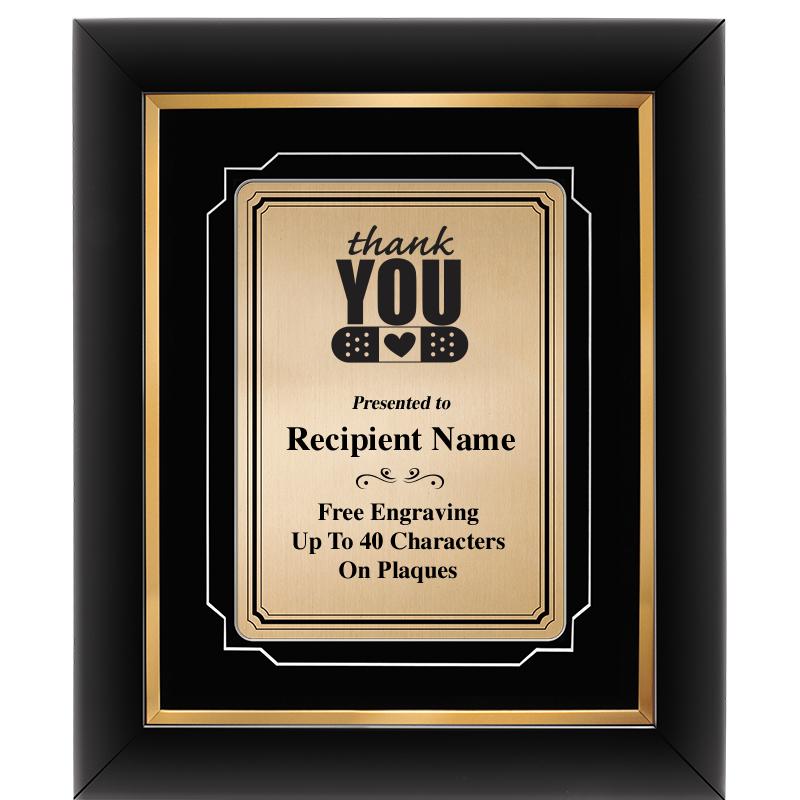 10x12 GOLD METAL PLT DECOR FRM