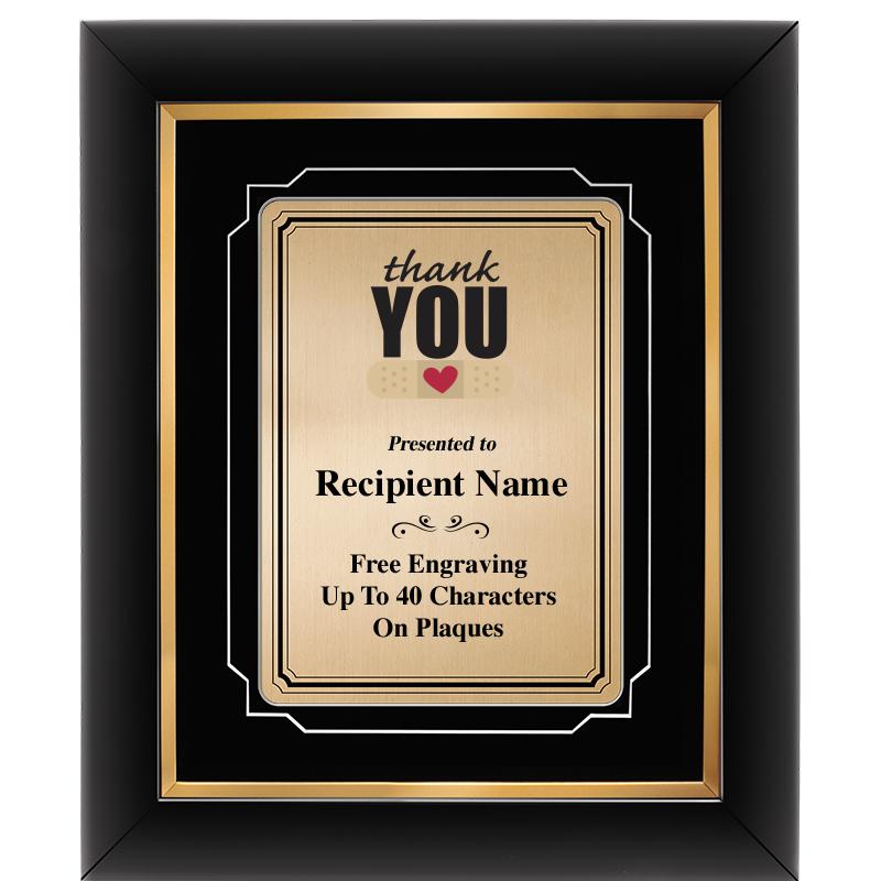 10x12 GOLD METAL PLT DECOR FRM