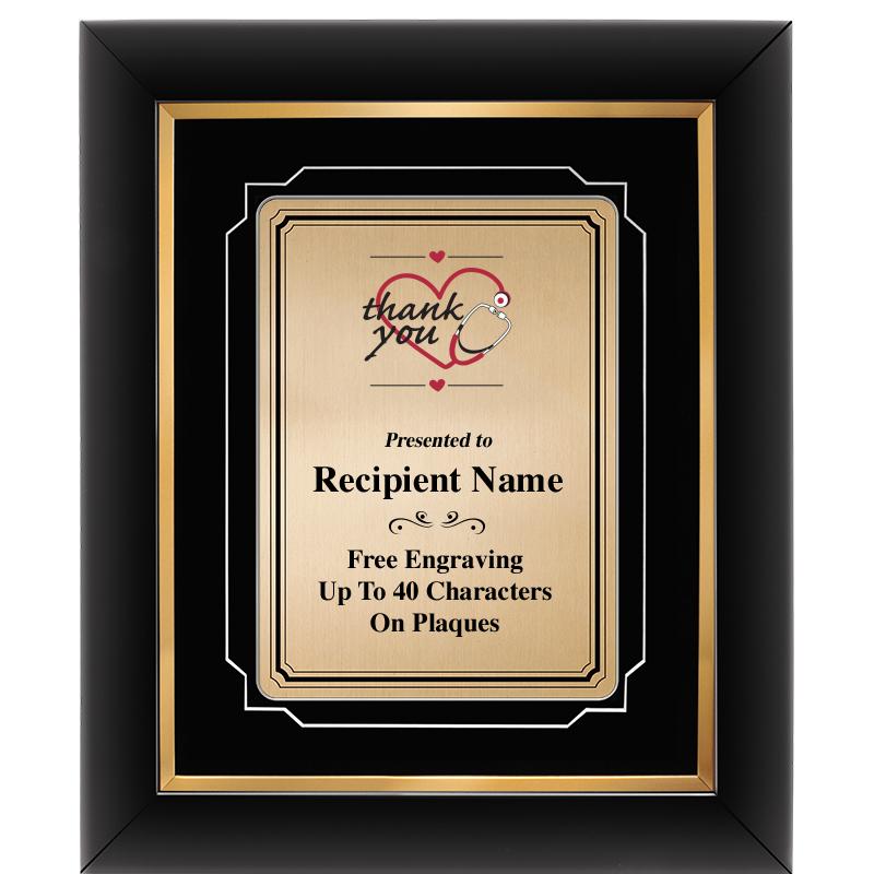 10x12 GOLD METAL PLT DECOR FRM