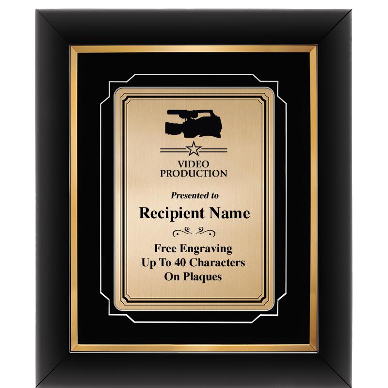 10x12 GOLD METAL PLT DECOR FRM