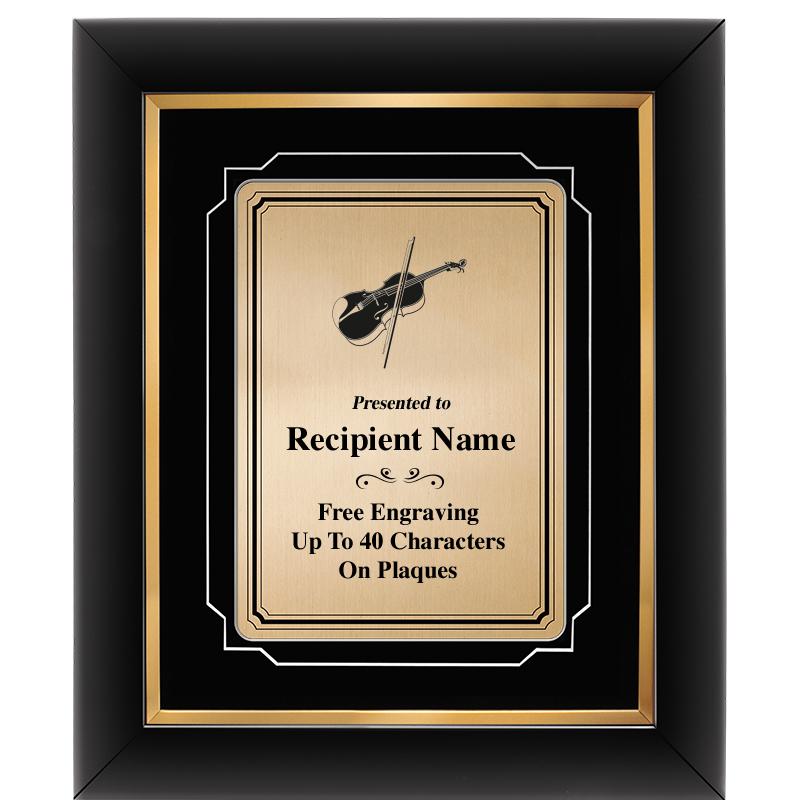 10x12 GOLD METAL PLT DECOR FRM