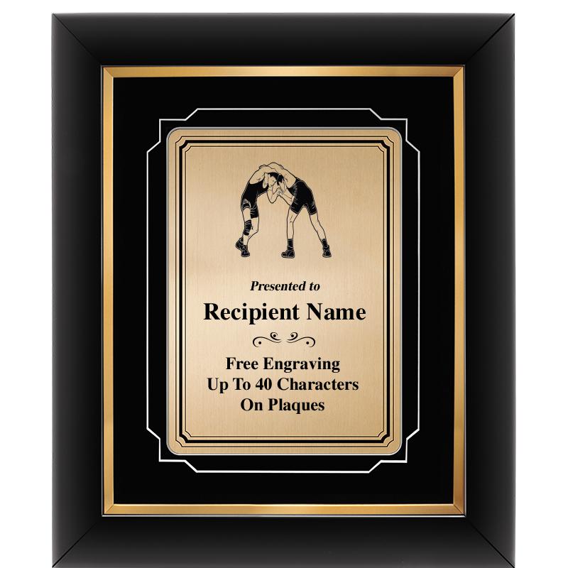 10x12 GOLD METAL PLT DECOR FRM