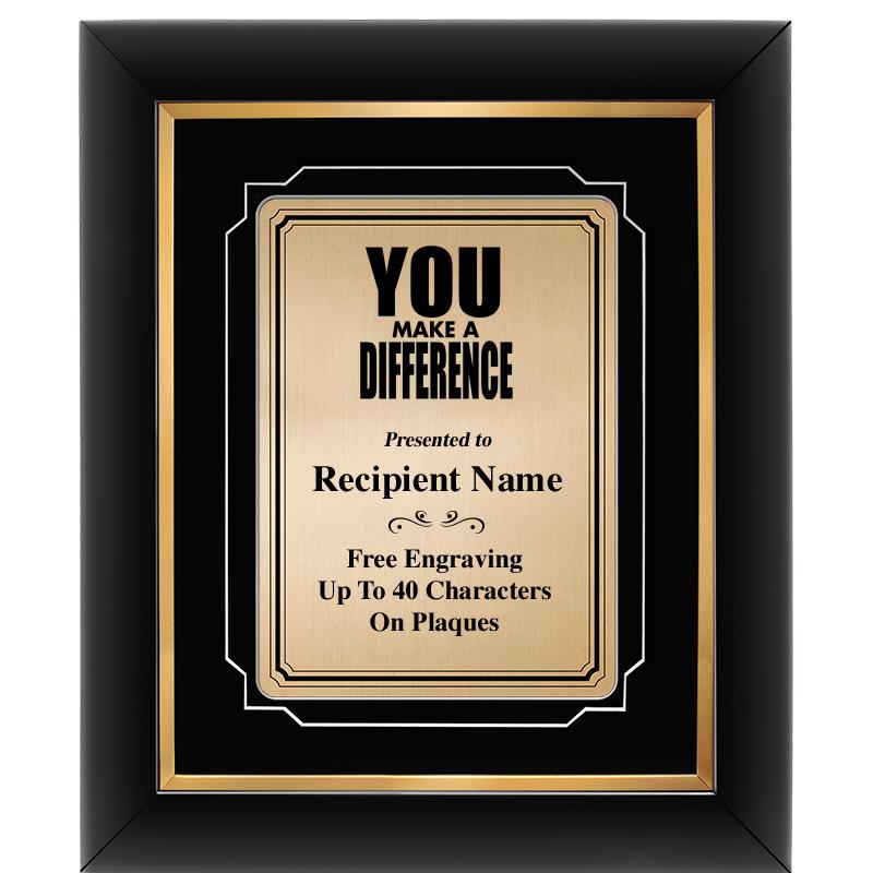 10x12 GOLD METAL PLT DECOR FRM