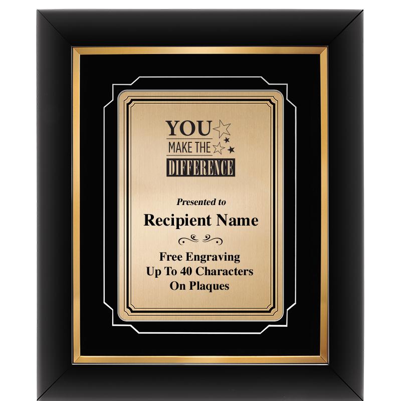 10x12 GOLD METAL PLT DECOR FRM