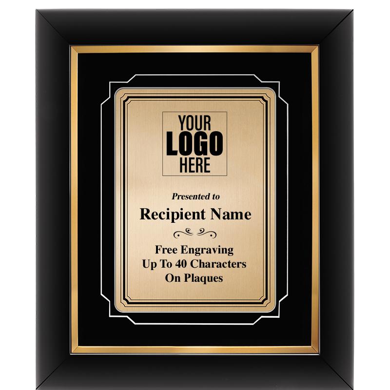 10x12 GOLD METAL PLT DECOR FRM