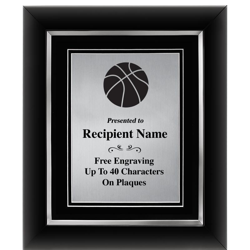 10"Wx12"H SLVR DECOR FRAME PLQ