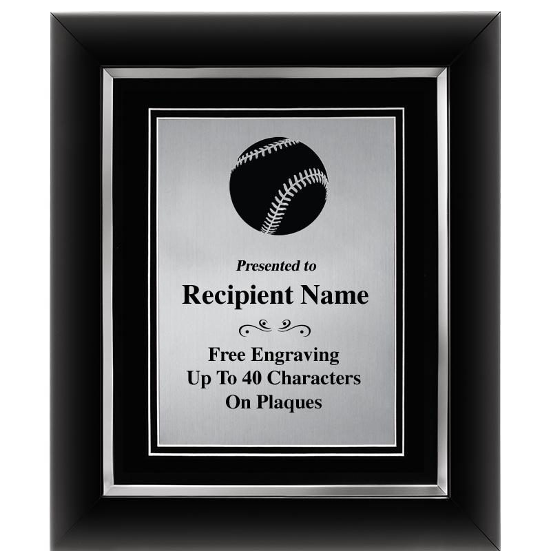 10"Wx12"H SLVR DECOR FRAME PLQ