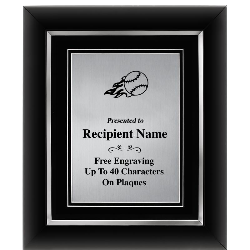 10"Wx12"H SLVR DECOR FRAME PLQ