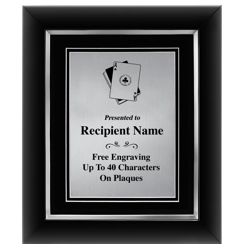 10"Wx12"H SLVR DECOR FRAME PLQ