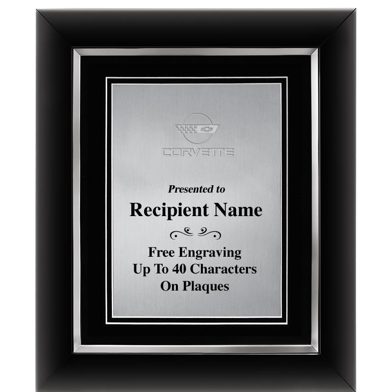 10"Wx12"H SLVR DECOR FRAME PLQ