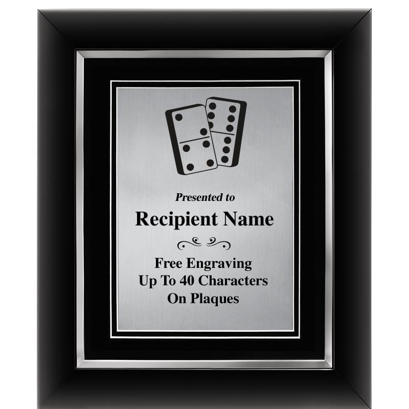 10"Wx12"H SLVR DECOR FRAME PLQ