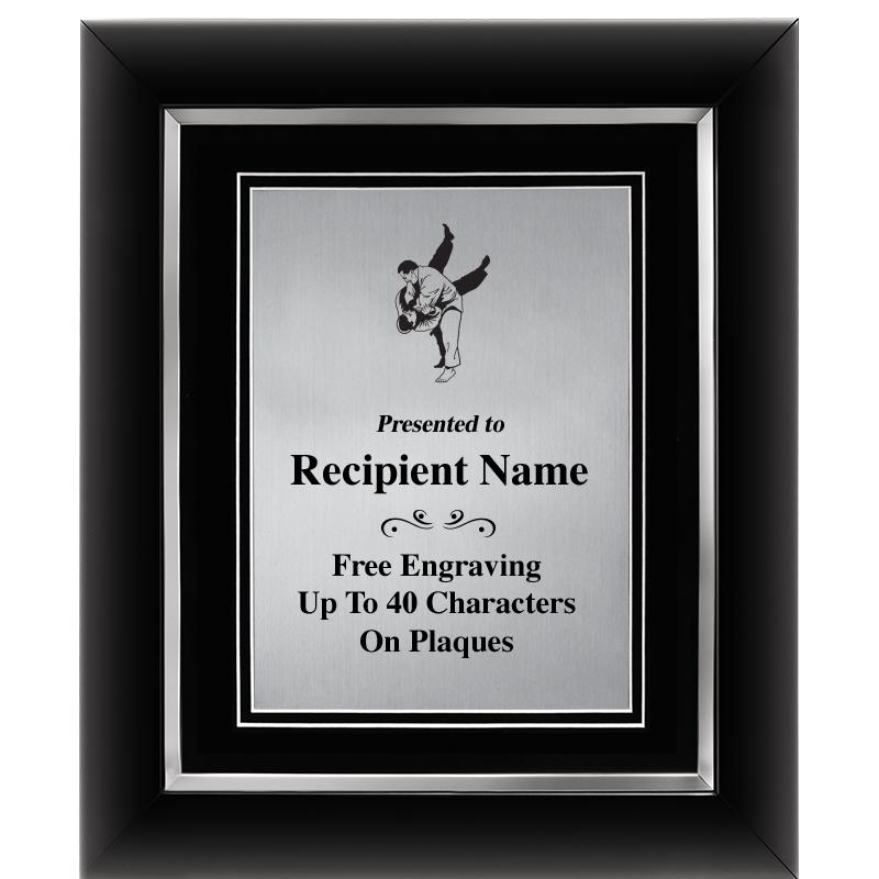 10"Wx12"H SLVR DECOR FRAME PLQ