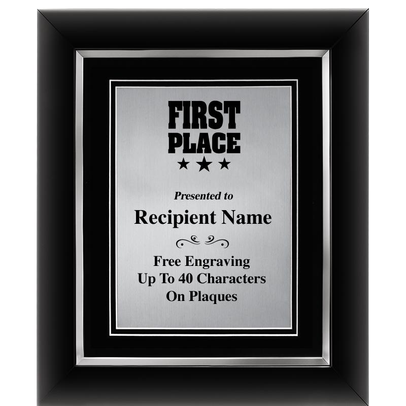 10"Wx12"H SLVR DECOR FRAME PLQ