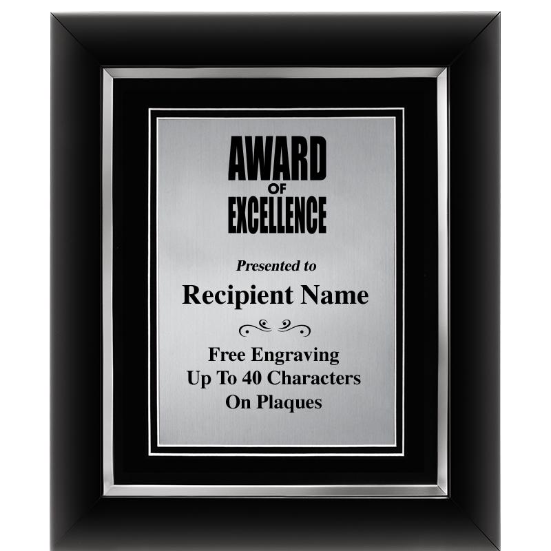 10"Wx12"H SLVR DECOR FRAME PLQ