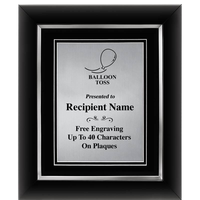 10"Wx12"H SLVR DECOR FRAME PLQ