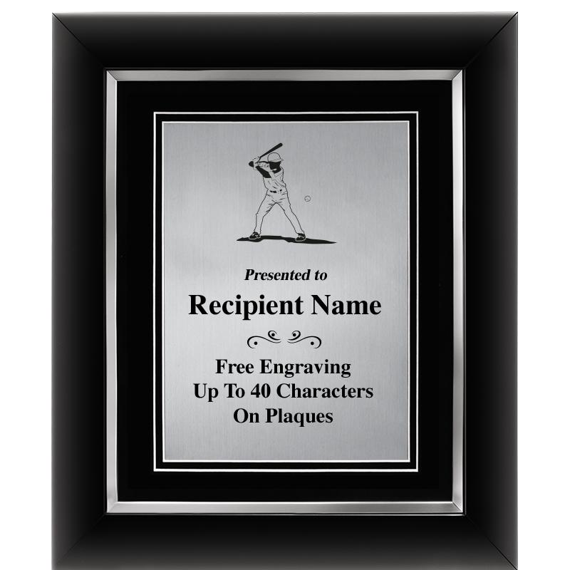 10"Wx12"H SLVR DECOR FRAME PLQ