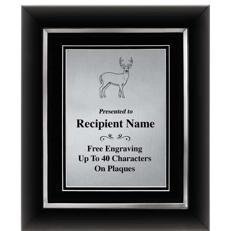 10"Wx12"H SLVR DECOR FRAME PLQ