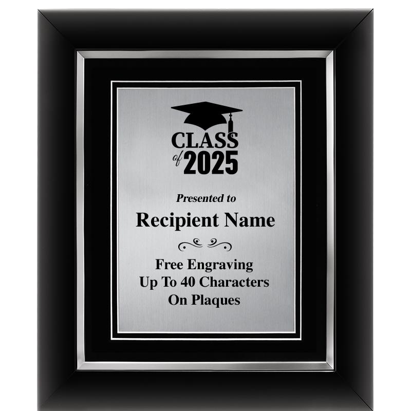 10"Wx12"H SLVR DECOR FRAME PLQ