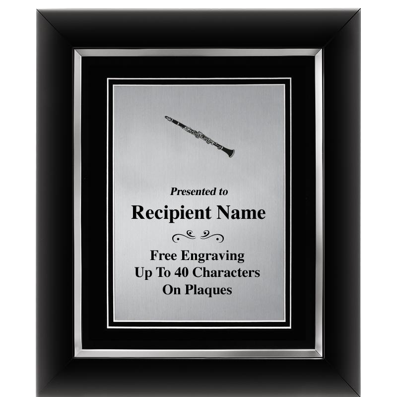 10"Wx12"H SLVR DECOR FRAME PLQ