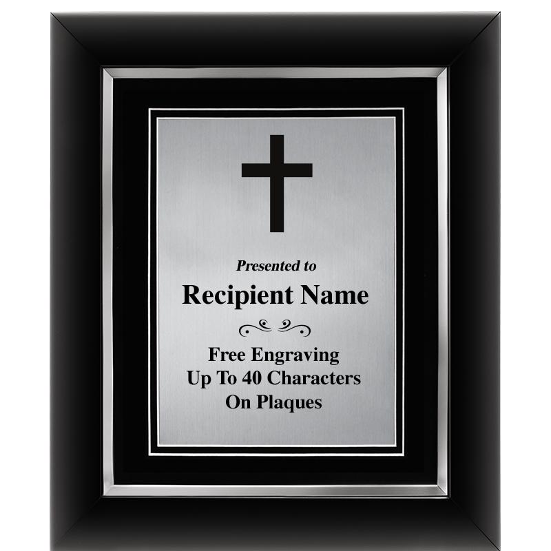 10"Wx12"H SLVR DECOR FRAME PLQ