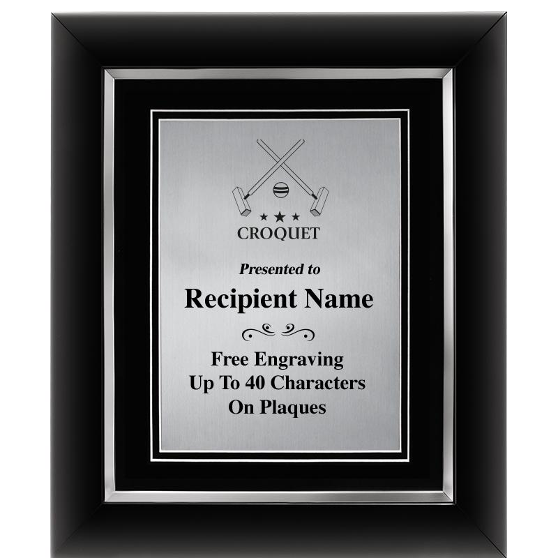 10"Wx12"H SLVR DECOR FRAME PLQ