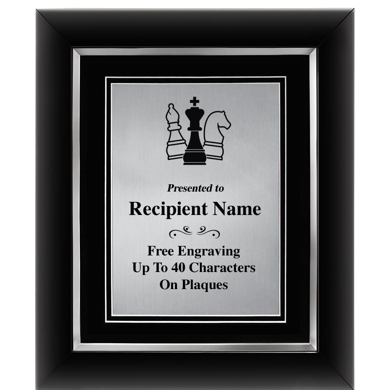 10"Wx12"H SLVR DECOR FRAME PLQ