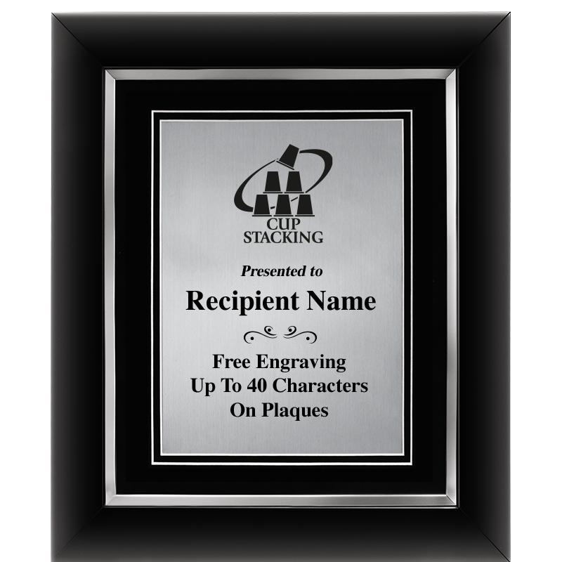 10"Wx12"H SLVR DECOR FRAME PLQ