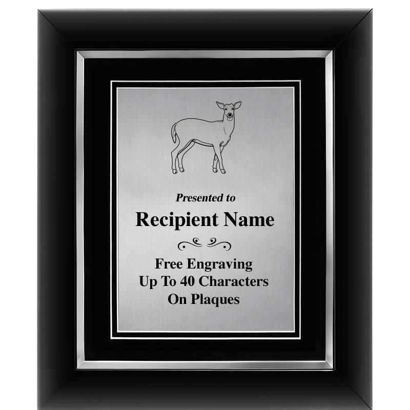 10"Wx12"H SLVR DECOR FRAME PLQ