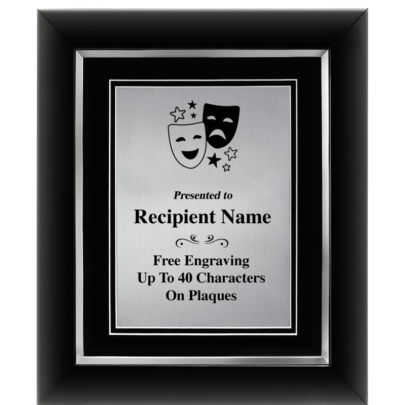 10"Wx12"H SLVR DECOR FRAME PLQ